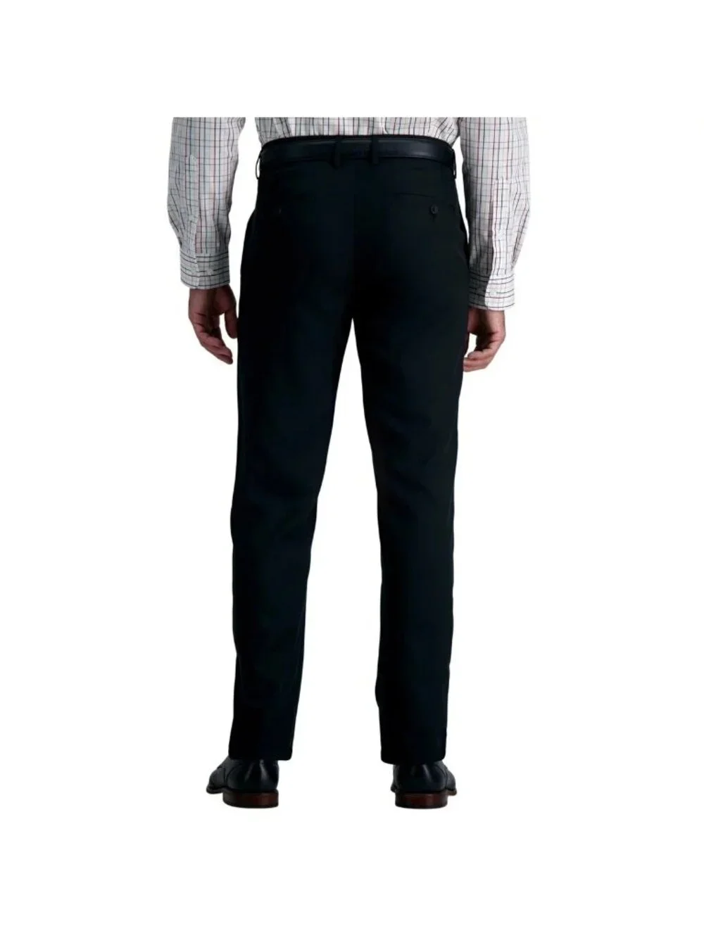 NWOT Haggar Men's 34x30 Black Dress Pants Straight Fit Polyester Blend